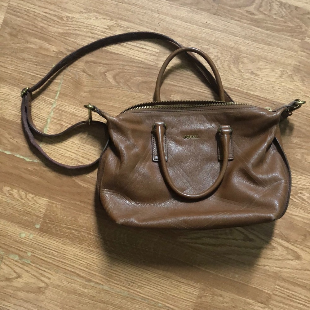 Genuine leather Fossil bag